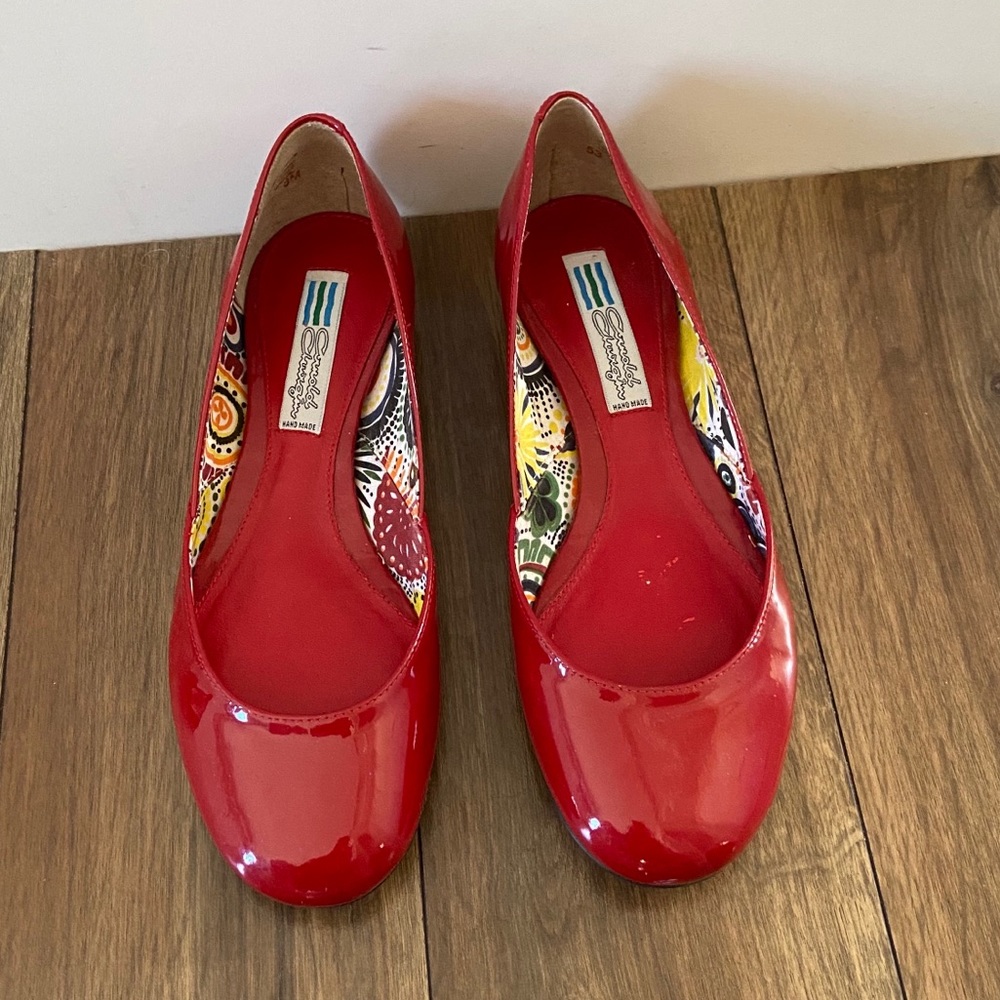 Arnold Churgin Spirall Patent Leather Ballet Flats